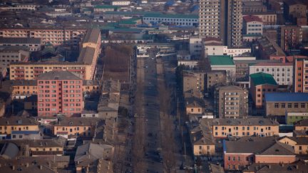 Une vue de Pyongyang (Corée du Nord), le 9 mars 2019. (ED JONES / AFP)