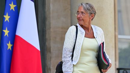 La Première ministre Élisabeth Borne. (CHRISTIAN LIEWIG - CORBIS / GETTY IMAGES EUROPE)