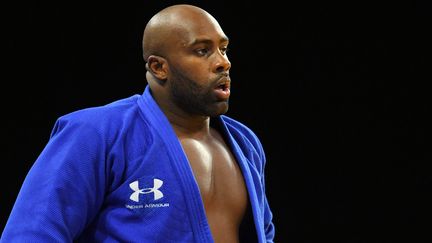 Le judoka français Teddy Riner, le 3 octobre 2020, lors d'un tournoi à Brest (Finistère). (PHILIPPE MILLEREAU / KMSP / AFP)