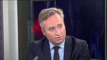 Jean-Baptiste Lemoyne, secrétaire d'État chargé notamment du Tourisme, était l'invité du 18h50 franceinfo le 29 septembre 2020. (FRANCEINFO / RADIOFRANCE)