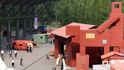 Le Domestikator de Van Lieshout  exposé à la Ruhrtriennale, à Bochum (Allemagne) en août 2016.
 (Caroline Seidel / AFP)