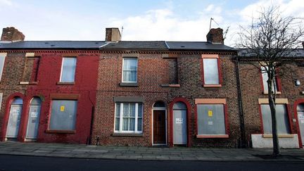 La maison d&#039;enfance de Ringo Starr sur Madryn Street, Liverpool.
 (Paul Ellis /AFP)