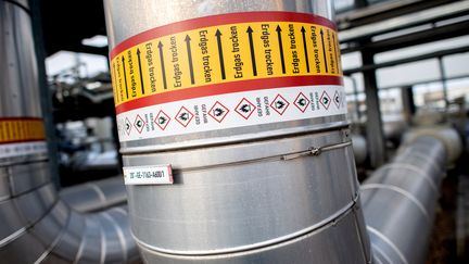 Une conduite sur un site de stockage de gaz à Rehden (Allemagne). (PICTURE ALLIANCE / PICTURE ALLIANCE via GETTYIMAGES)