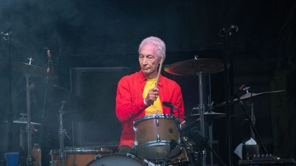 Charlie Watts était un "fantassin du rock, un humble soldat de la batterie, les gens l'adoraient", réagit Philippe Manoeuvre après la mort du batteur des Rolling Stones (PAUL ZINKEN / DPA)