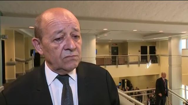 Jean-Yves Le Drian sur les bombardements à Manbij