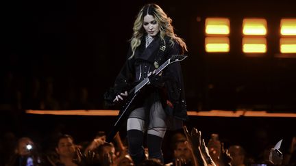 Madonna en concert à l'AmericanAirlines Arena à Miami, le 23 janvier 2016 (RON ELKMAN / USA TODAY NETWORK / SIP / SIPA /)