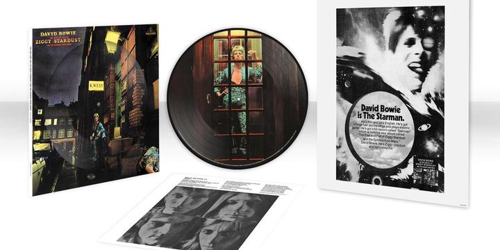 La réédition&nbsp;vinyle limitée remasterisée en half speed et picture disc à partir des masters d'origine de&nbsp;The Rise and Fall Of Ziggy Stardust And The Spiders From Mars, à l'occasion des 50 ans de cet album majeur du rock'n'roll. (PARLOPHONE)