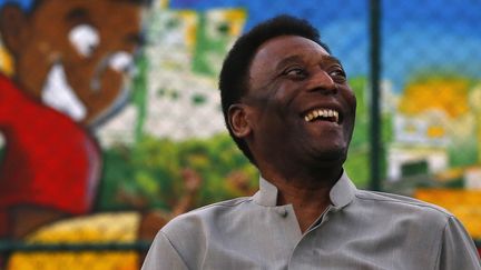 La l&eacute;gende du foot br&eacute;silien, Pel&eacute;, &agrave; Rio de Janeiro (Br&eacute;sil), le 10 septembre 2014. (RICARDO MORAES / REUTERS)