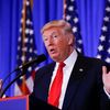 Donald Trump donne sa première conférence de presse en tant que président-élu, le 11 janvier 2017, à New York (Etats-Unis).&nbsp; (SHANNON STAPLETON / REUTERS)