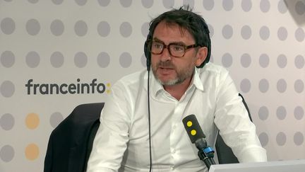 Erwan Balanant, député MoDem du Finistère, était l'invité de franceinfo&nbsp;jeudi 1er septembre 2022. (FRANCEINFO / RADIO FRANCE)