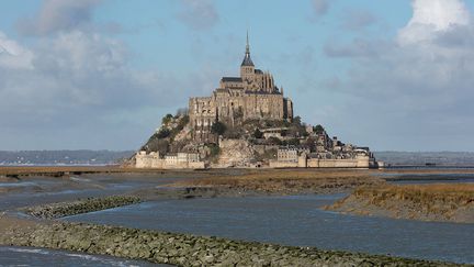 Le Mont Saint-Michel en janvier 2018
 (MANUEL COHEN / MCOHEN / AFP)