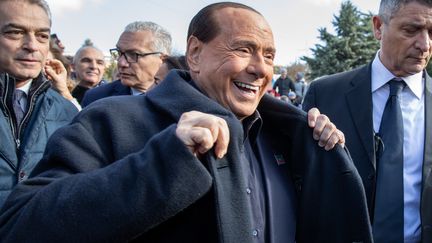 L'ancien Premier ministre italien, Silvio Berlusconi, le 26 janvier 2019. (MANUEL ROMANO / NURPHOTO / AFP)