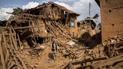 &nbsp; (A l'image de ce petit village au Nord de Katmandou, Paslang a été dévasté par le séisme © MaxPPP)