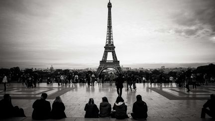 La Tour Eiffel vue depuis l'esplanade du Parvis des droits de l'Homme, au Trocadéro.
 (NICOLAS MESSYASZ/SIPA)