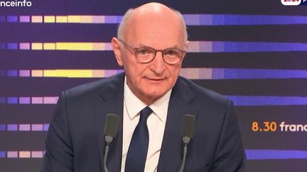 Le ministre de la Justice Didier Migaud sur franceinfo, le 5 octobre 2024. (FRANCEINFO / RADIO FRANCE)