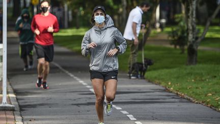 Le jogging pendant la crise de la Covid-19. (JUAN BARRETO / AFP)