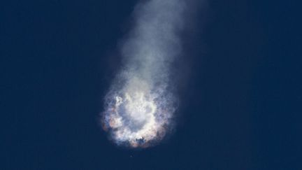 &nbsp; ("Il y a eu un problème lors du lancement. SpaceX évalue les données" peut-on lire sur le compte Twitter de la NASA. © Reuters Mike Brown)