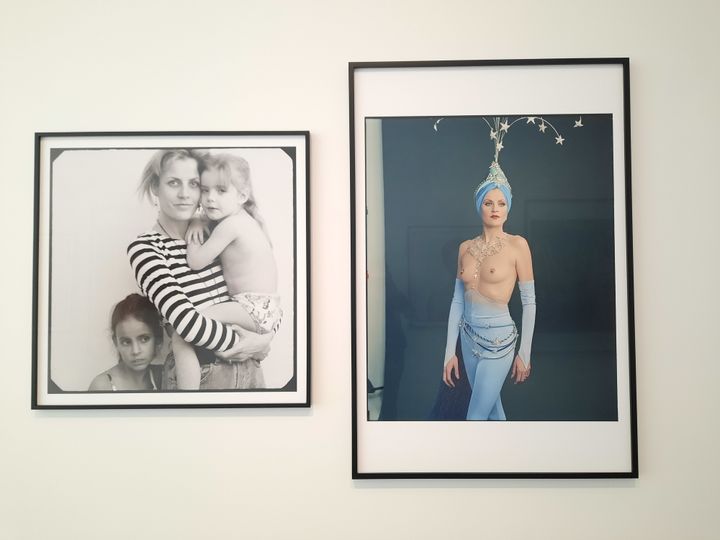 Une danseuse de revue de Las Vegas photographiée par Annie Leibovitz.. (ANNE CHEPEAU / RADIO FRANCE)