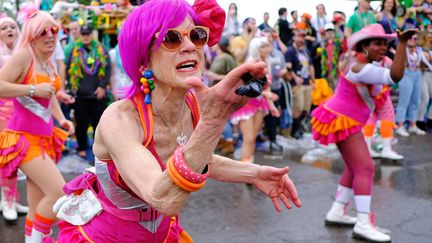 La Nouvelle Orléans célèbre ses 300 ans avec notamment un énorme défilé pour Mardi Gras. (DAN ANDERSON / EPA)