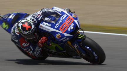 L'Espagnol Jorge Lorenzo (Yamaha) (JORGE GUERRERO / AFP)