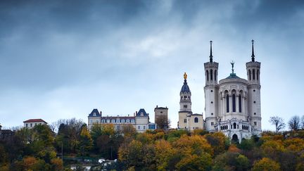 La basilique de Fourvière, à Lyon, en novembre 2015. (ALEXEI DANICHEV / RIA NOVOSTI / AFP)