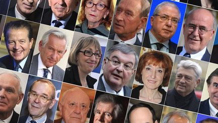 Bertrand Delanoë, Dominique Perben, Jean-Yves Le Drian, Alain Madelin, Philippe Douste-Blazy... les soutiens d'Emmanuel Macron sont très diversifiés. (FRANCEINFO)