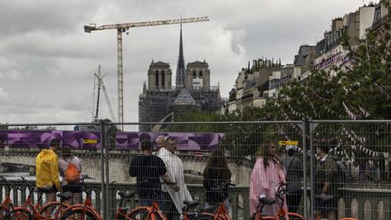 La cathédrale Notre-Dame, à Paris, le 26 juillet 2024. (JOEL SAGET / AFP)