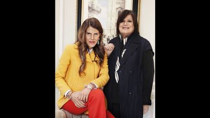 Anna Dello Russo et Margareta Van den Bosch, conseillère création H&amp;M
 (Anna Dello Russo pour H&amp;M)