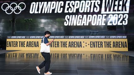 Les Jeux Olympiques d'esport se déroulent à Singapour du 22 au 25 juin. (ROSLAN RAHMAN / AFP)