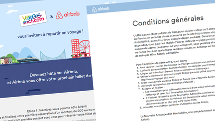 &nbsp; (L'opération Voyages-SNCF-Airbnb avant l'annonce par la filiale de la SNCF qu'elle était suspendue.)