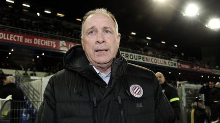 Jean Fernandez, l'entra&icirc;neur d&eacute;missionnaire du club de football de Montpellier, le 23 novembre 2013 &agrave; Montepllier (H&eacute;rault). (PASCAL GUYOT / AFP)