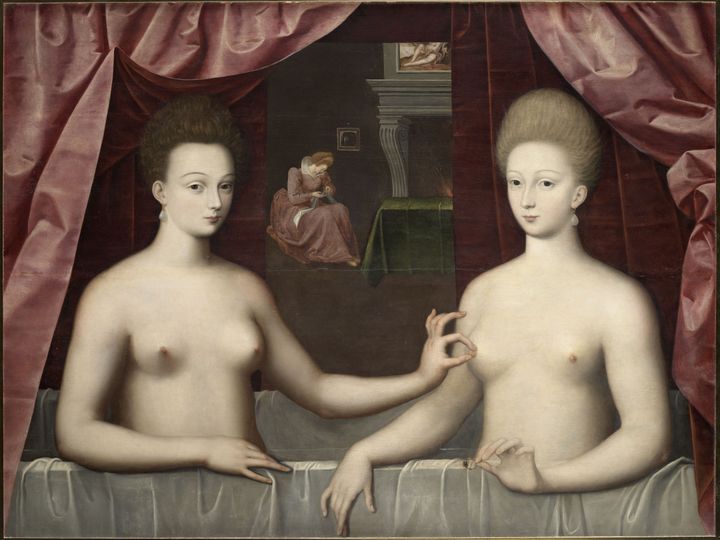 Gabrielle d'Estrée et une de ses soeurs&nbsp; (Heymann Renoult)