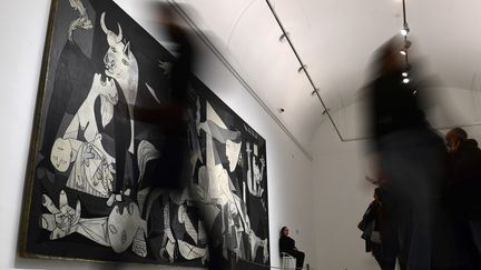 La toile "Guernica", Pablo Picasso, Musée national d'art moderne et contemporain Reina Sofia, Madrid, mars 2017
 (PIERRE-PHILIPPE MARCOU / AFP)