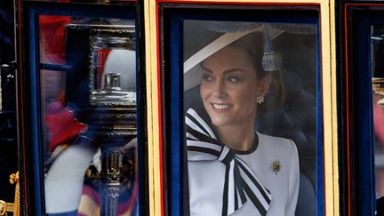 Kate Middleton, à Londres (Royaume-Uni), le 15 juin 2024. (TOLGA AKMEN/EPA/MAXPPP)