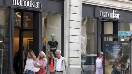 Un magasin Manoukian, le 30 ao&ucirc;t 2013, &agrave; Paris. (FRANCOIS GUILLOT / AFP)