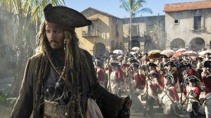 Johnny Deep joue pour la cinquième fois le rôle de&nbsp;Jack Sparrow dans "Pirates des Caraïbes". (WALT DISNEY PICTURES / JERRY BRU)