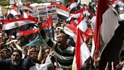 Manifestation place Tahrir au Caire, le 1er avril 2011. (AFP/STR)