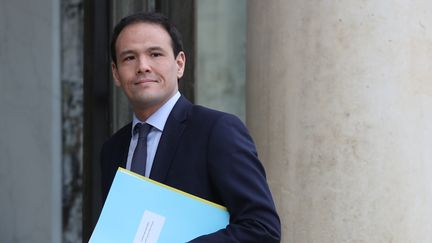 Cédric O, le secrétaire d'État chargé du Numérique, le 15 janvier 2020 à l'Élysée à Paris.&nbsp; (LUDOVIC MARIN / AFP)