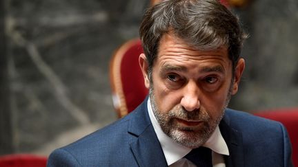 Le ministre de l'Intérieur, Christophe Castaner, lors d'une session de questions au gouvernement, le 9 juin 2020 à l'Assemblée nationale. (BERTRAND GUAY / AFP)