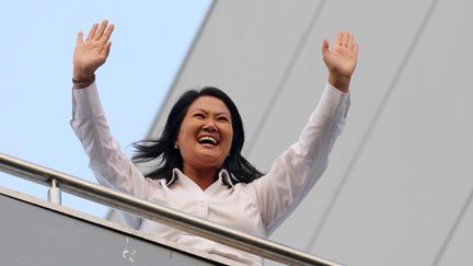  (Keiko Fujimori a salué ses supporters dimanche soir © Ernesto Arias/SIPA)