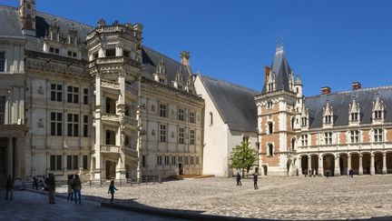 Le Château royal de Blois : l'aile de François 1er et de Louis XII. (BERNARD JAUBERT / ONLY FRANCE)