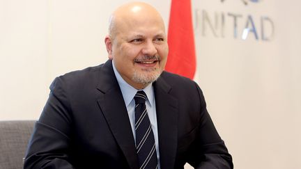 Karim Khan, directeur des investigations&nbsp;de l'ONU sur les&nbsp;crimes jihadistes, le 27 juillet 2019 à Bagdad (Irak).&nbsp; (SABAH ARAR / AFP)