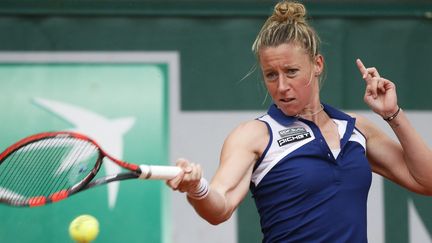 Pauline Parmentier a battu la 20e joueuse mondiale, Roberta Vinci (CHRISTOPHE KARABA / MAXPPP)