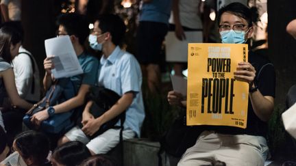 Des manifestants à Hong Kong, le 16 août 2019. (AIDAN MARZO / SOPA IMAGES)