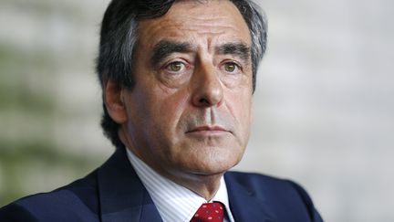 Fran&ccedil;ois Fillon lors d'une rencontre avec des militants UMP, &agrave; Piscop (Val-d'Oise), le 21 septembre 2014. (THOMAS SAMSON / AFP)