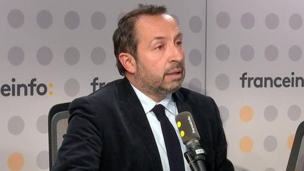 Sébastien Chenu, député et vice-président du Rassemblement national, jeudi 5 décembre 2024 dans franceinfo soir. (FRANCEINFO / RADIO FRANCE)