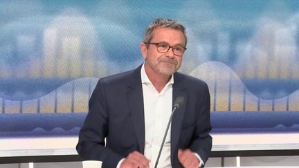 Thierry Thuillier, directeur général adjoint du pôle information du groupe TF1, le 3 juin 2024. (FRANCEINFO/RADIO FRANCE)