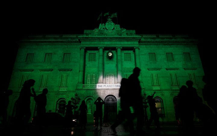 L'Hôtel de Ville de Barcelone (Espagne), le 2 juin 2017. (PAU BARRENA / AFP)