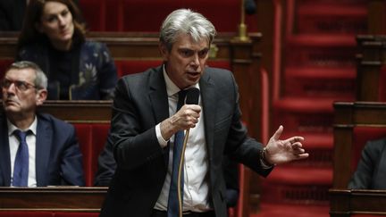 Sébastien Jumel, député du Parti communistede la 6e circonscription de Seine-Maritime, s'exprime lors d'une séance de questions au gouvernement à l'Assemblée nationale à Paris, le 5 novembre 2019 (photo d'illustration). (THOMAS SAMSON / AFP)