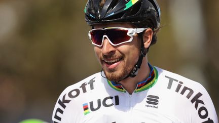 Peter Sagan, sourire aux lèvres. (EZRA SHAW / GETTY IMAGES NORTH AMERICA)